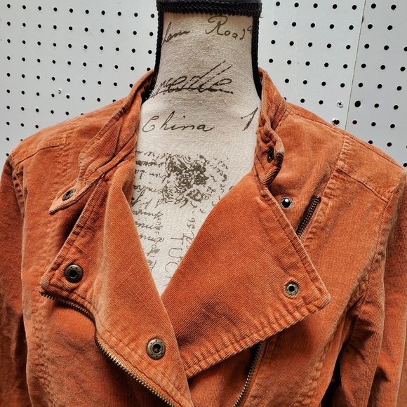 LAL Live A Little Corduroy Moto Jacket XL - Picture 5 of 8